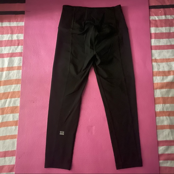 Victoria’s Secret Black Rainbow Leggings / Nwot - Picture 4 of 5